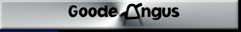 Goode Angus wordmark with the ranch brand forming the letter A.