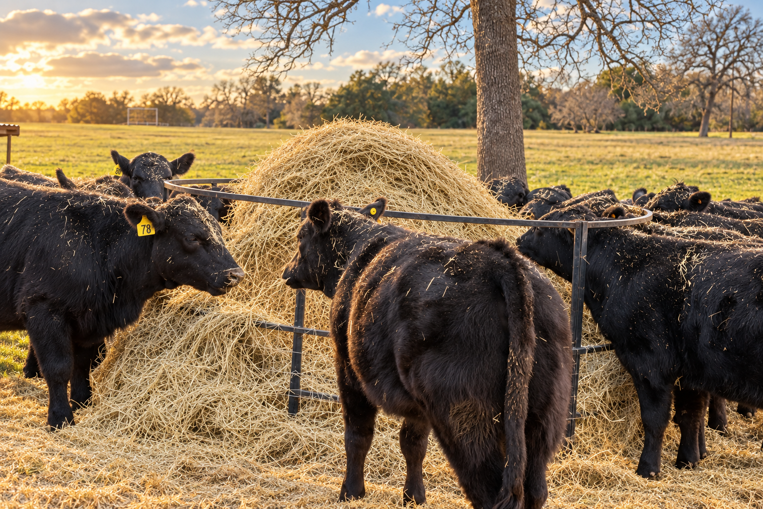 Cattle on the Sladek ranch
