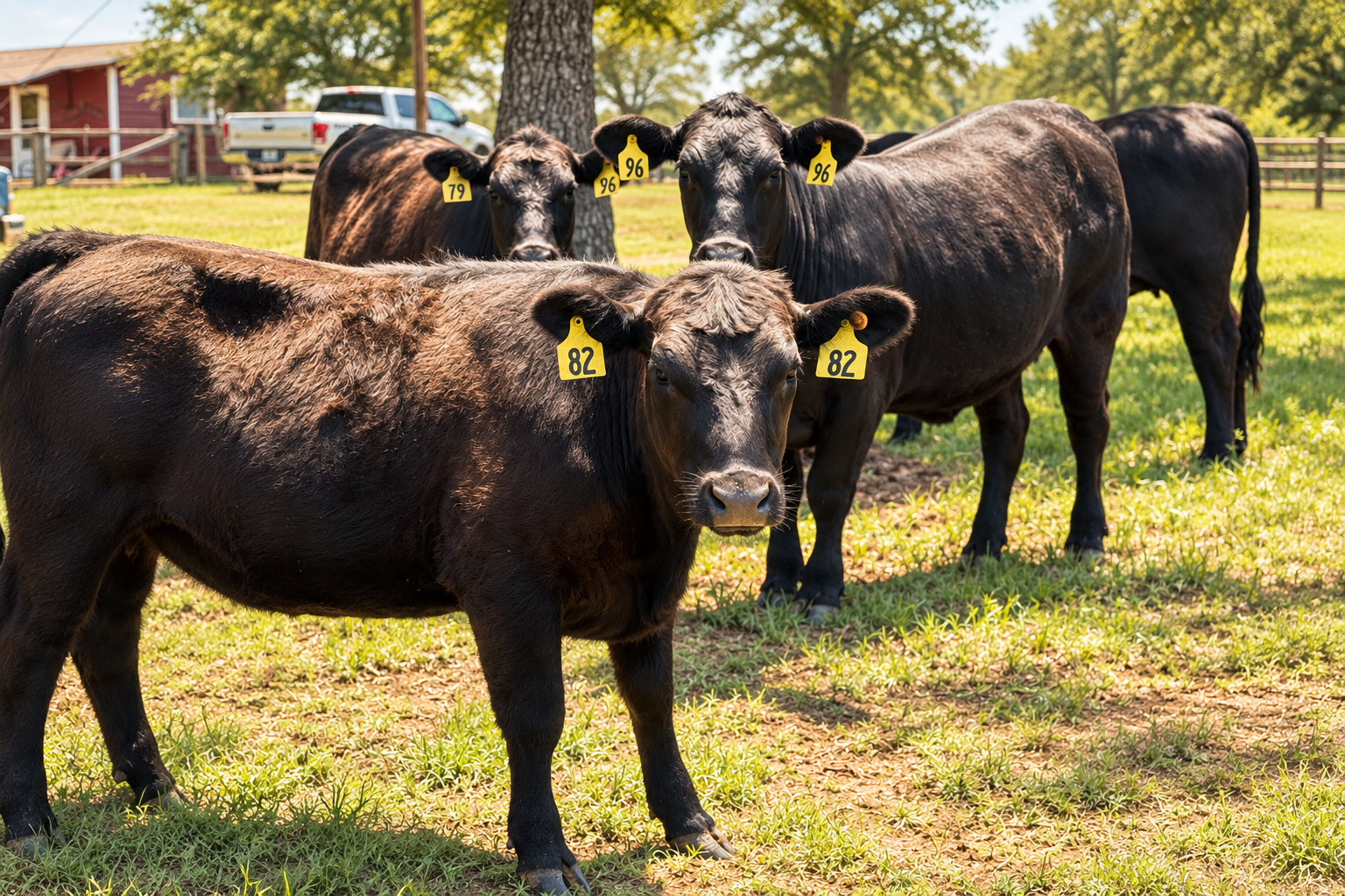 Cattle on the Sladek ranch